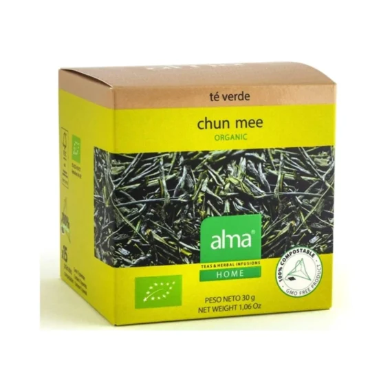 Infusiones Té Verde Chun Mee 15 pirámides BIO
