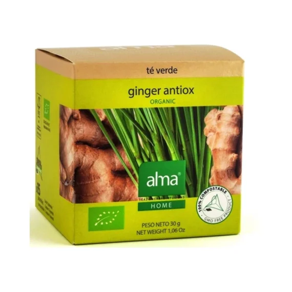 Infusiones Té Verde Ginger Detox 15 pirámides BIO