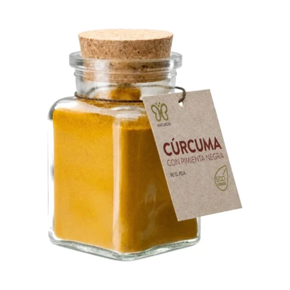 Cúrcuma y Pimienta Negra en Polvo 90g ECO