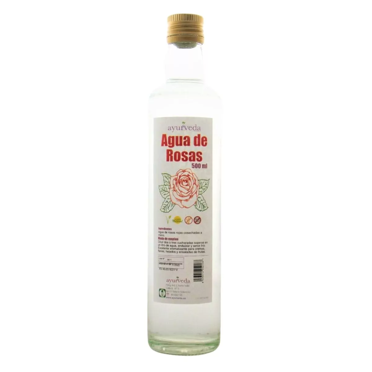 Agua de Rosas Rojas 250 ml