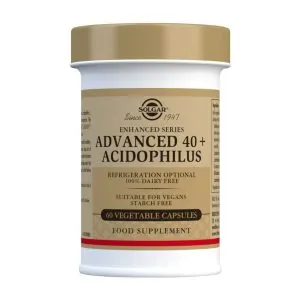 40 Plus Acidophilus Avanzado – 60 Cápsulas Veganas
