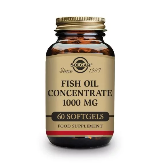 Aceite de Pescado Concentrado 1000 mg - 60 Cápsulas Blandas