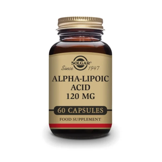Ácido Alfalipoico 120 mg - 60 Cápsulas Veganas