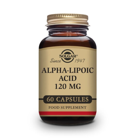 Ácido Alfalipoico 120 mg - 60 Cápsulas Veganas