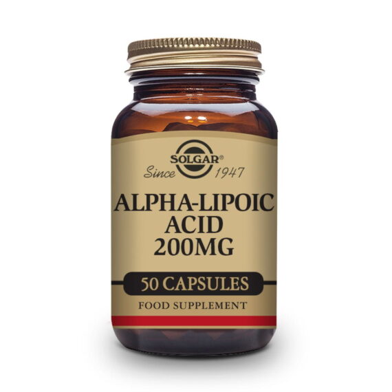 Ácido Alfalipoico 200 mg - 50 Cápsulas Veganas