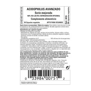 Acidophilus Avanzado – 50 Cápsulas Veganas