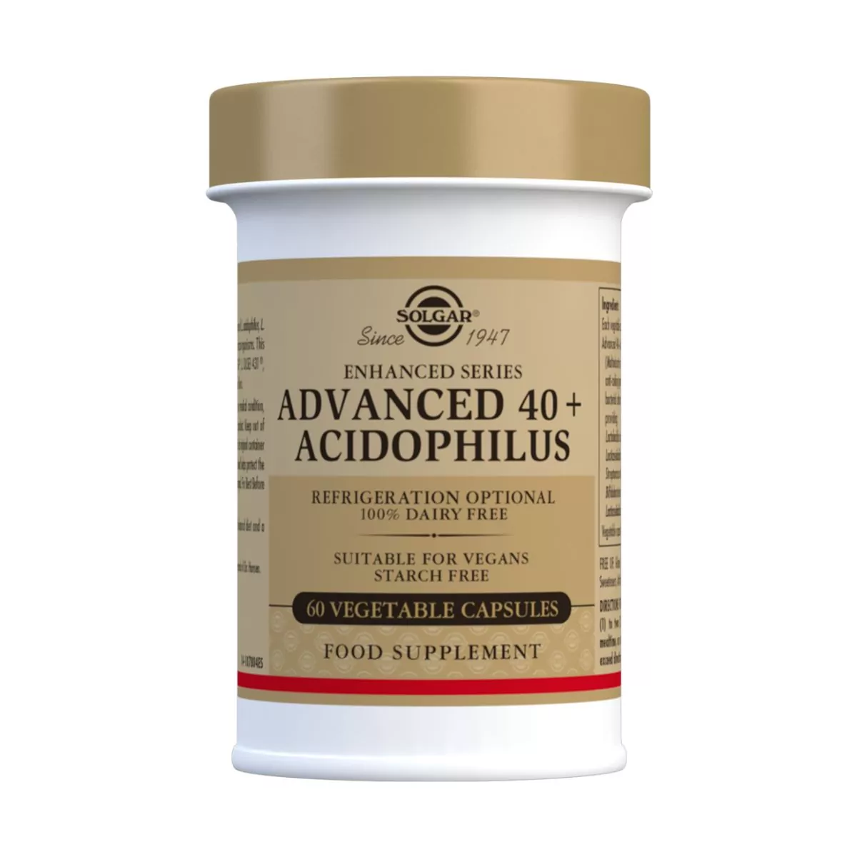 Acidophilus Plus Avanzado – 60 Cápsulas Veganas