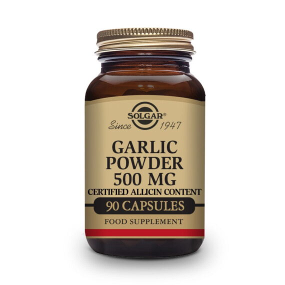 Ajo en Polvo 500 mg - 90 Cápsulas Veganas