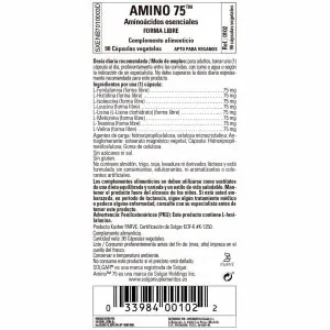 Amino 75 – 90 Cápsulas Veganas