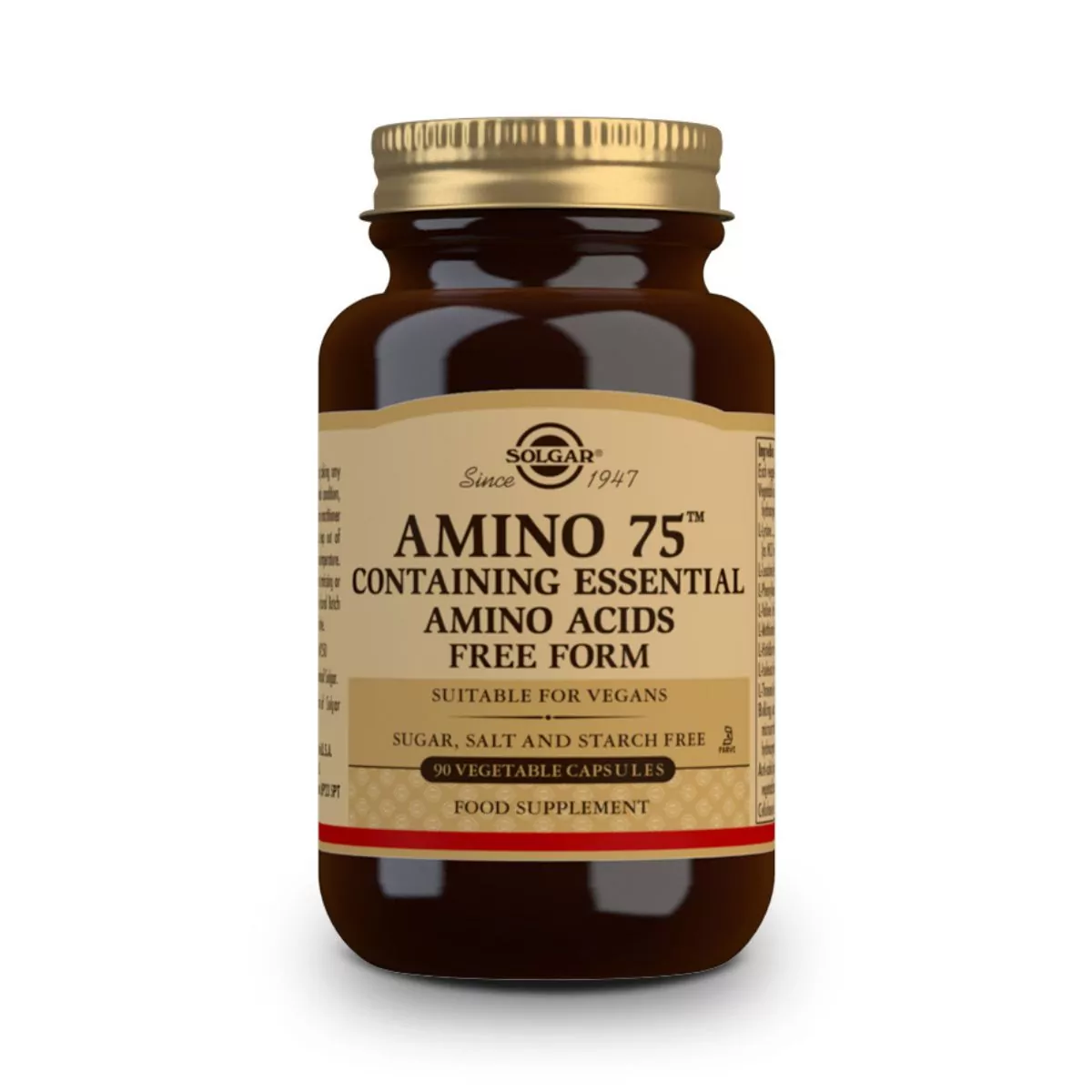 Amino 75 – 90 Cápsulas Veganas