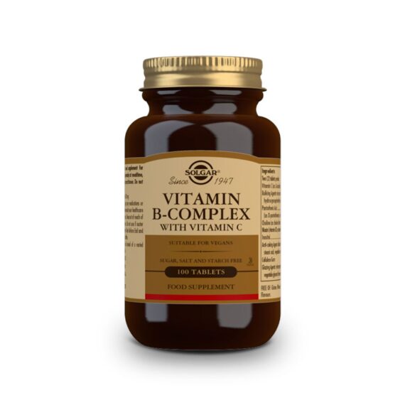 Vitamina B Complex con Vitamina C - 100 Comprimidos