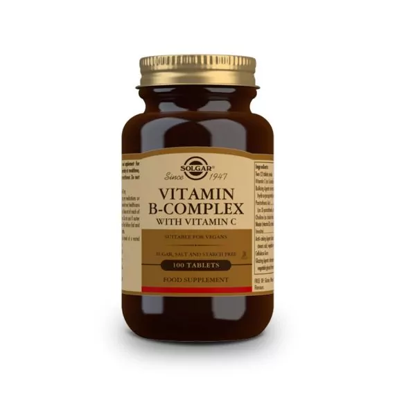Vitamina B Complex con Vitamina C - 100 Comprimidos