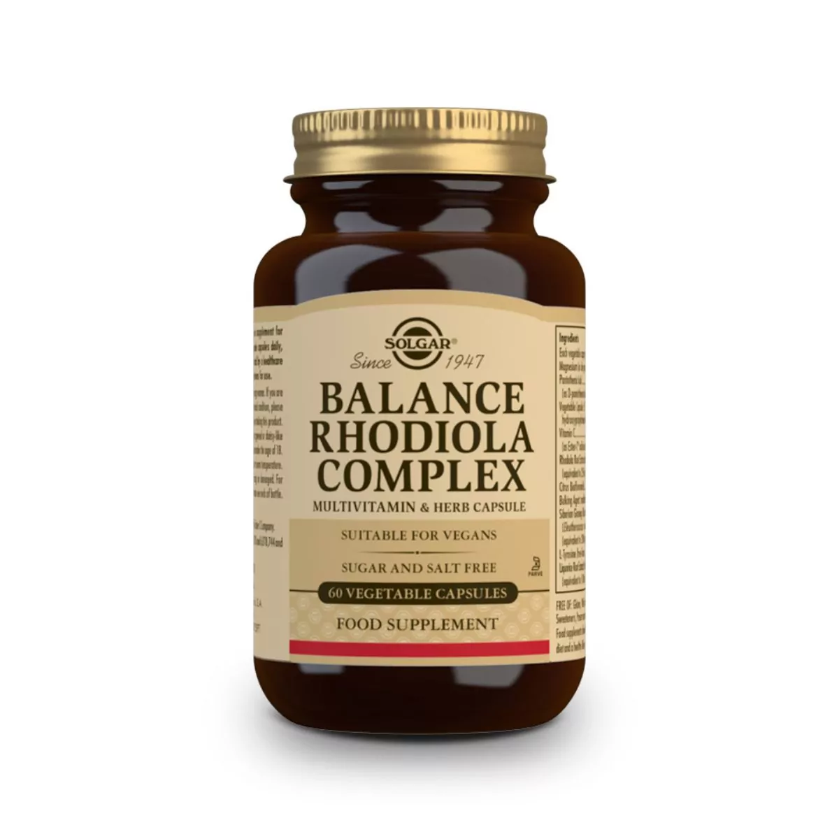 Balance Rodiola Complex – 60 Cápsulas Veganas