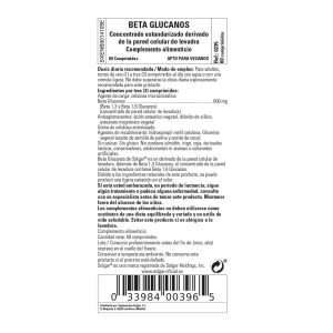 Beta 1,3 Glucanos – 600 Comprimidos