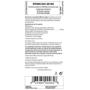 Bromelina 300 mg – 60 Cápsulas Veganas