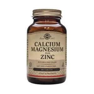 Calcio y Magnesio con Zinc – 100 Comprimidos