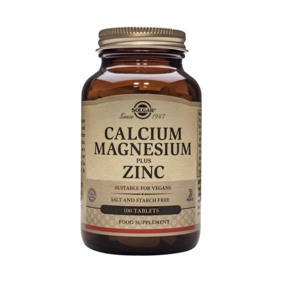Calcio y Magnesio con Zinc - 100 Comprimidos