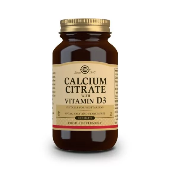 Citrato de Calcio con Vitamina D - 240 Comprimidos