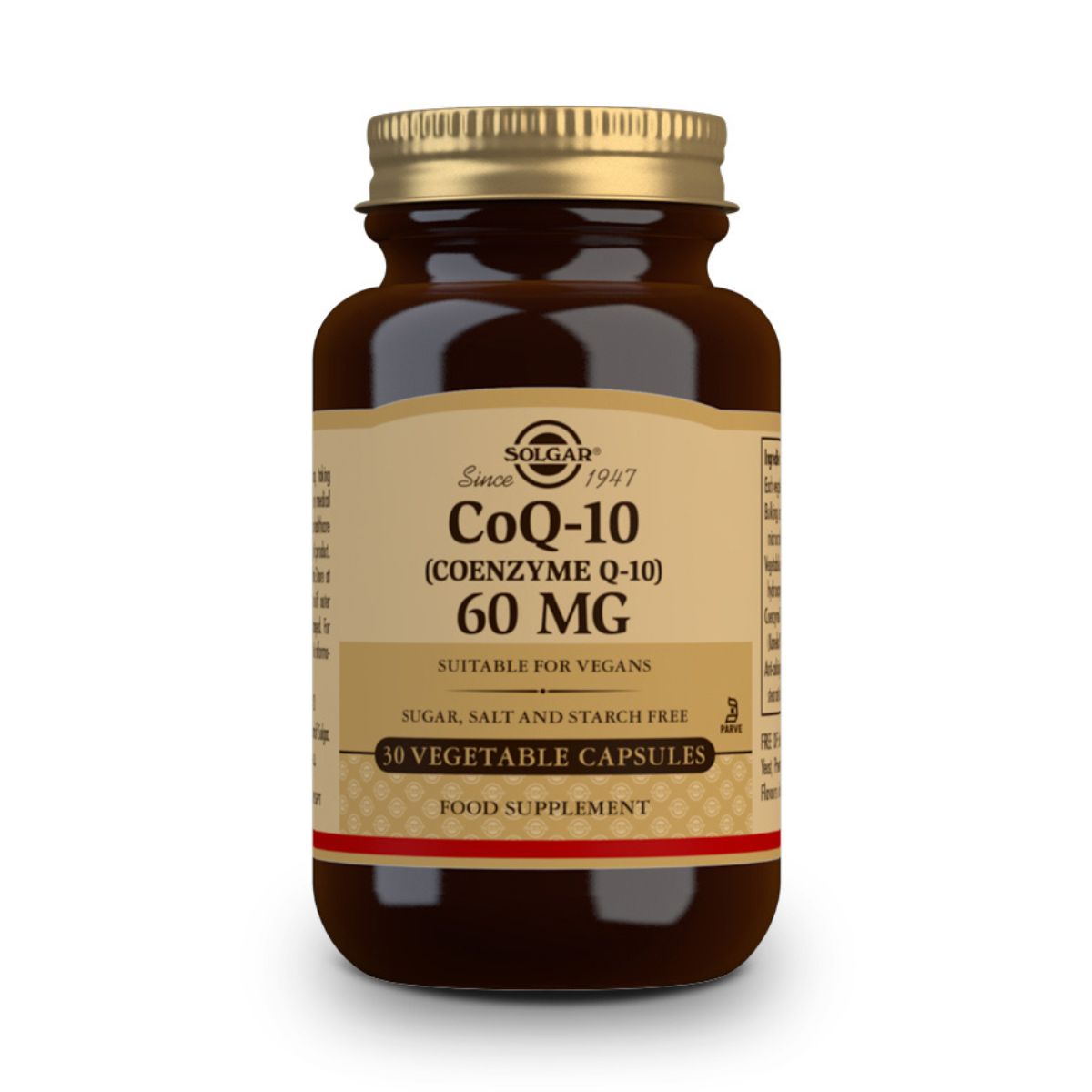 Coenzima Q10 60 mg – 30 Cápsulas Veganas
