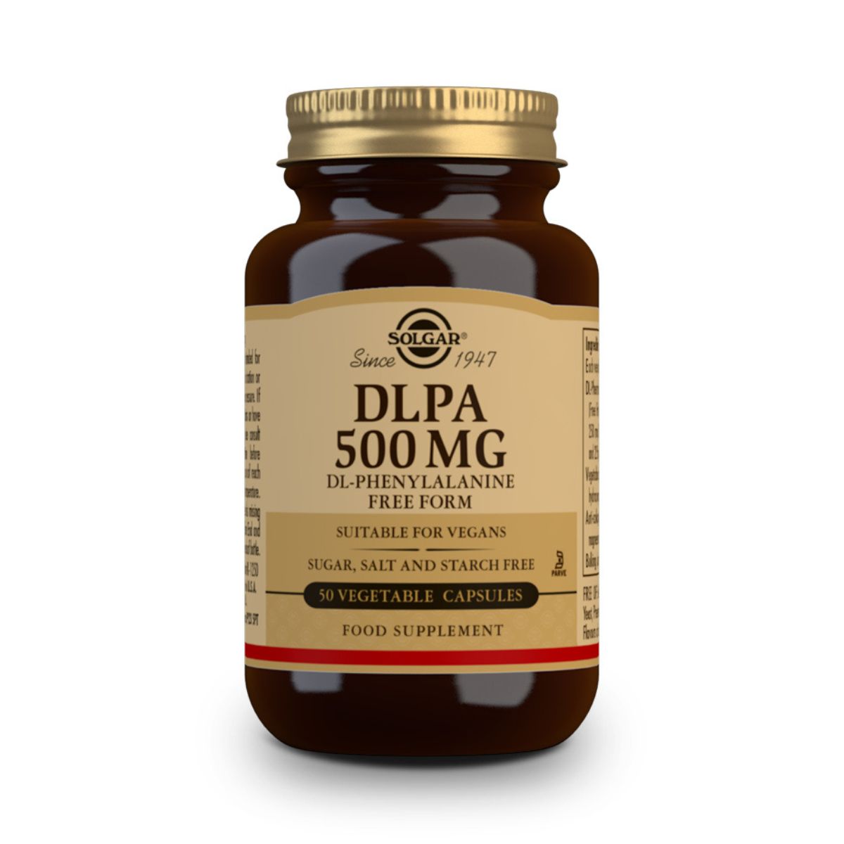 DLPA 500 mg – 50 Cápsulas Veganas