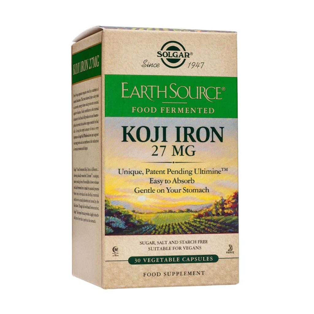 Earth Source Koji Iron - 30 Comprimidos detalle 2