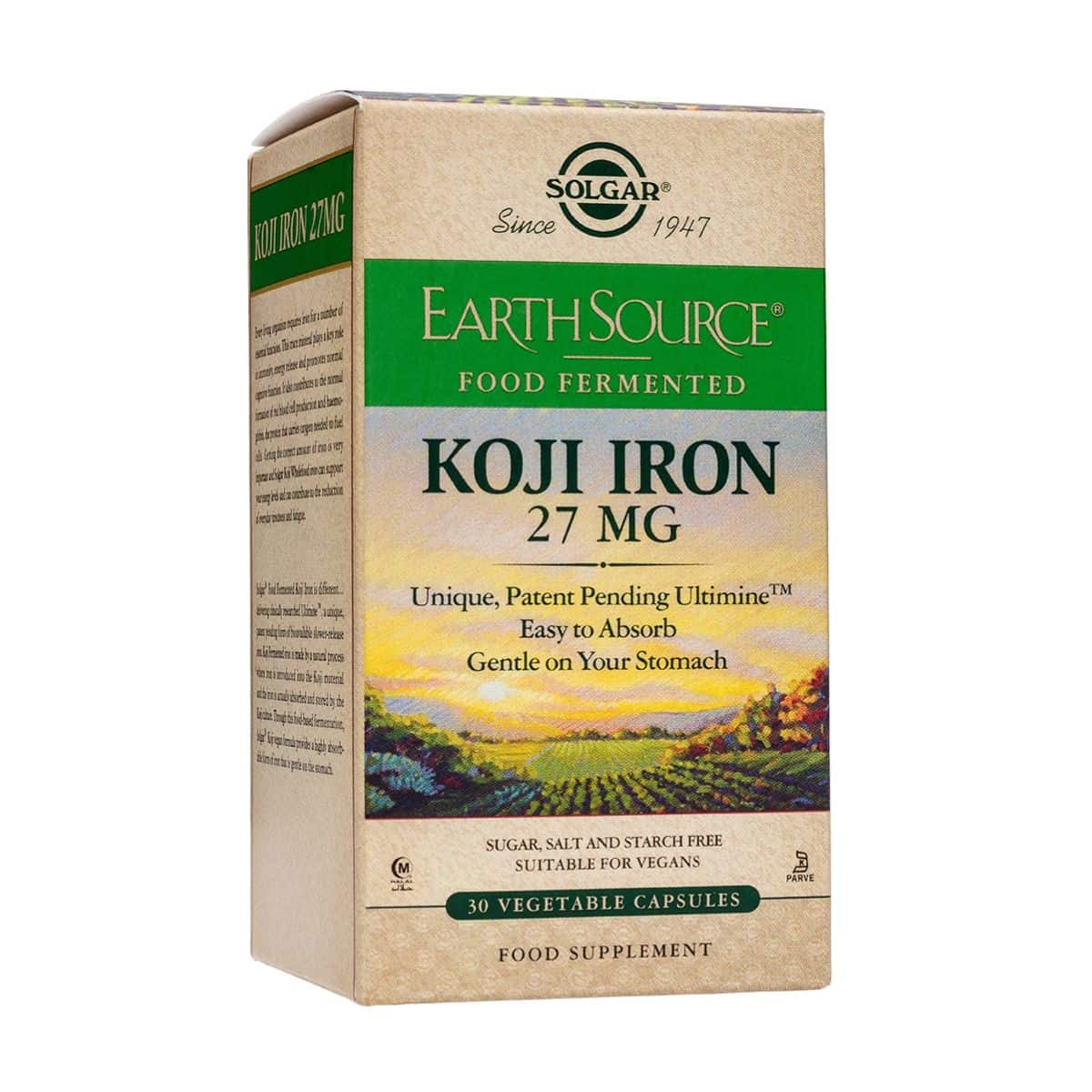 Earth Source Koji Iron – 30 Comprimidos