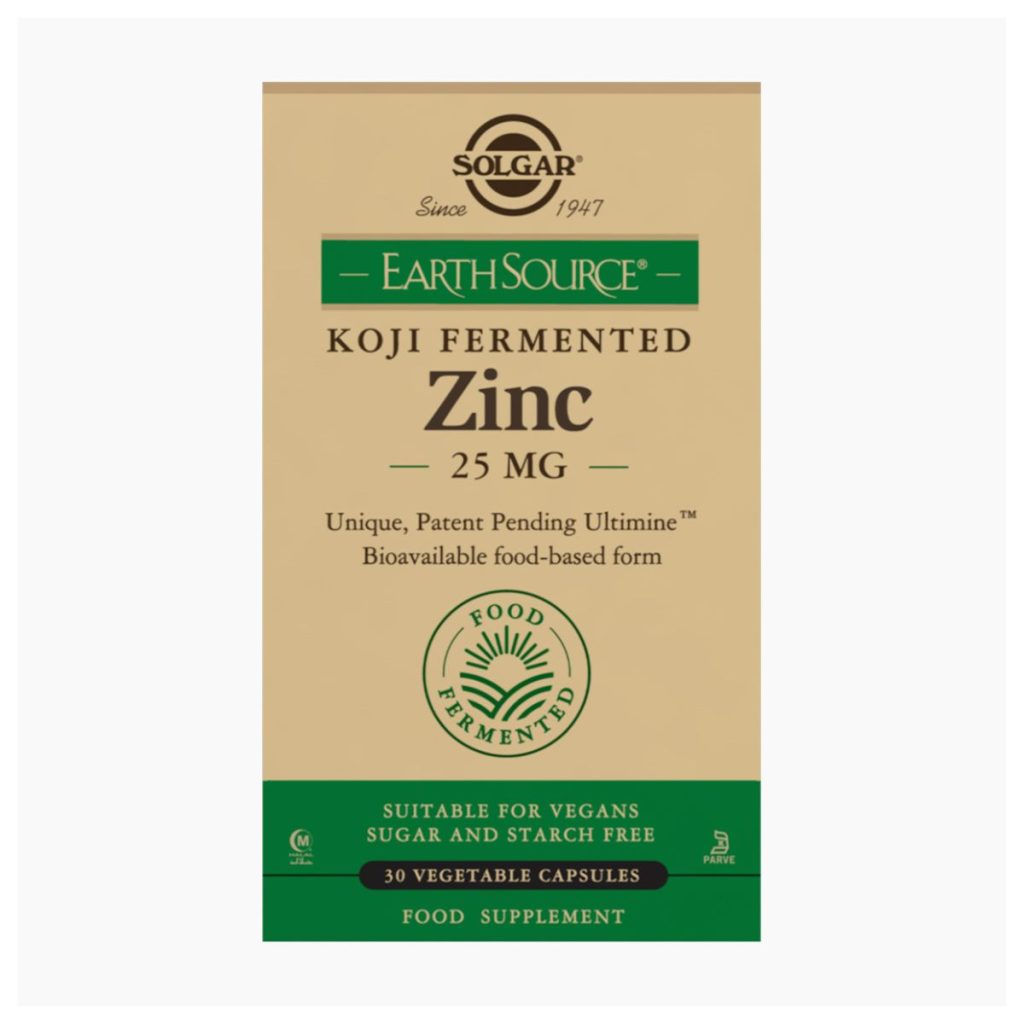 Earth Source Koji Zinc 25 mg - 30 Cápsulas Veganas detalle 2