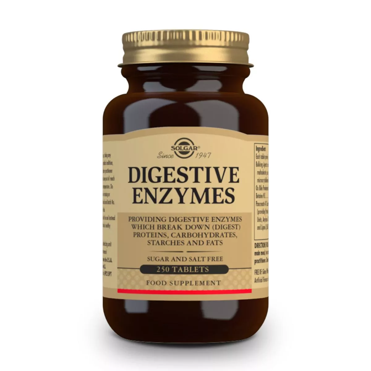 Enzimas Digestivas – 250 Comprimidos