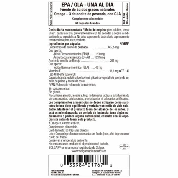 EPA GLA - 60 Perlas