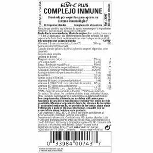 Ester C Immune Complex – 60 Cápsulas Blandas