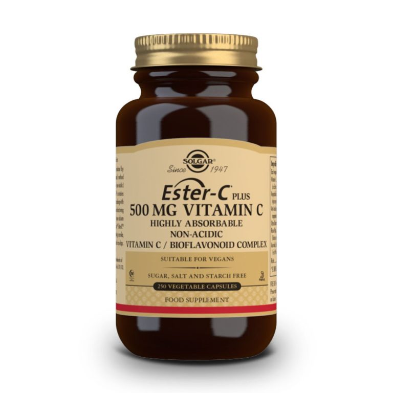 Ester C Plus 500 mg – 250 Cápsulas Veganas