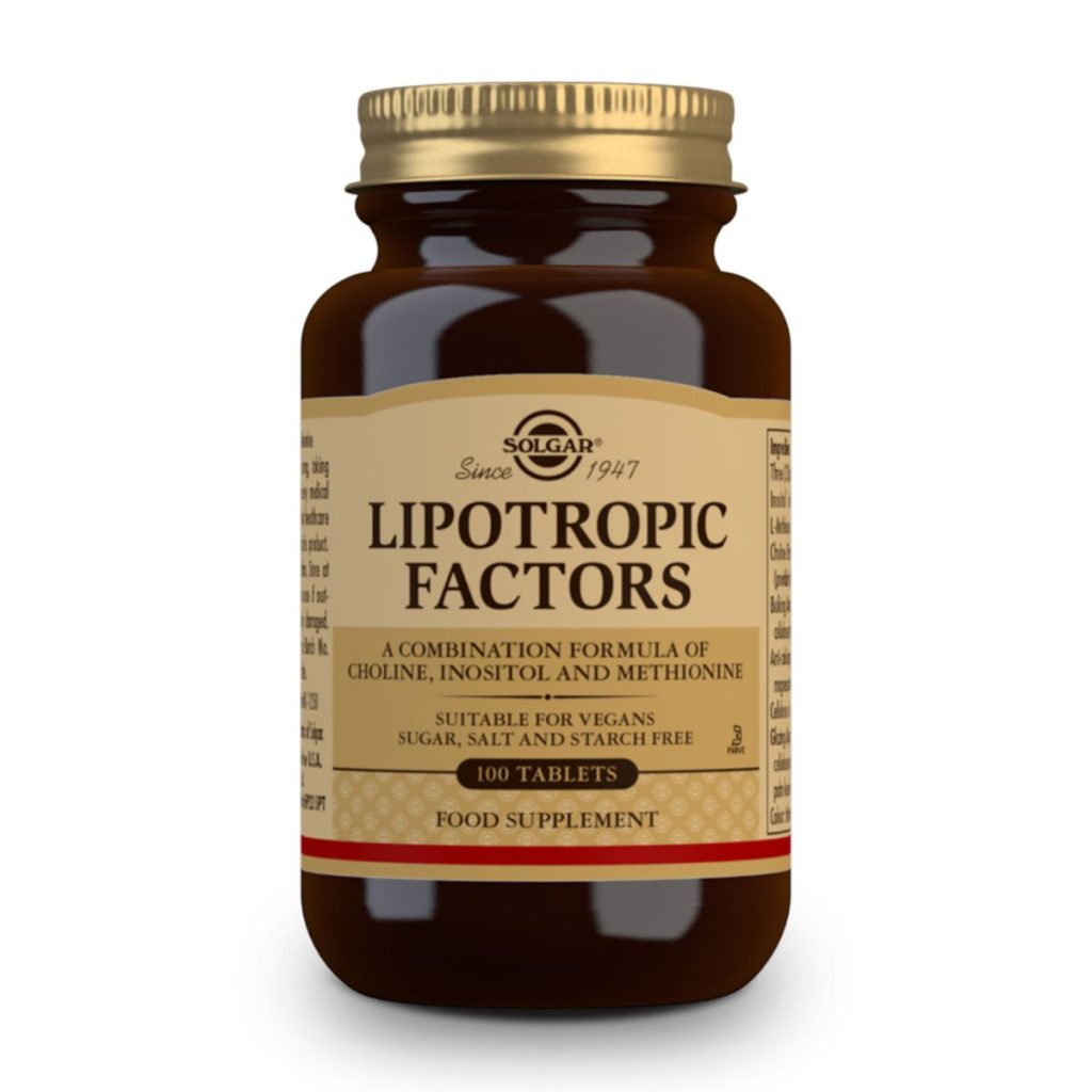 Factores Lipotrópicos - 100 Comprimidos detalle 1