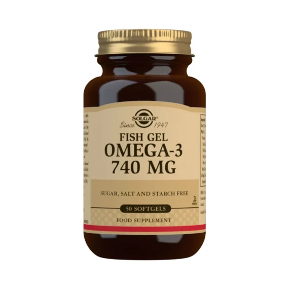 Gel de Pescado Omega 3 - 740 mg - 50 Cápsulas Blandas