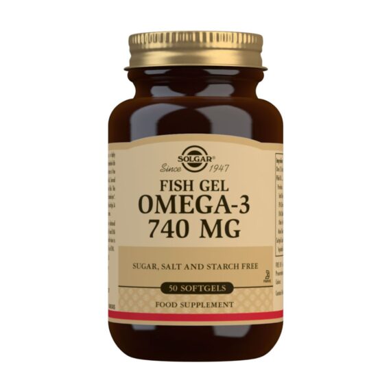 Gel de Pescado Omega 3 - 740 mg - 50 Cápsulas Blandas