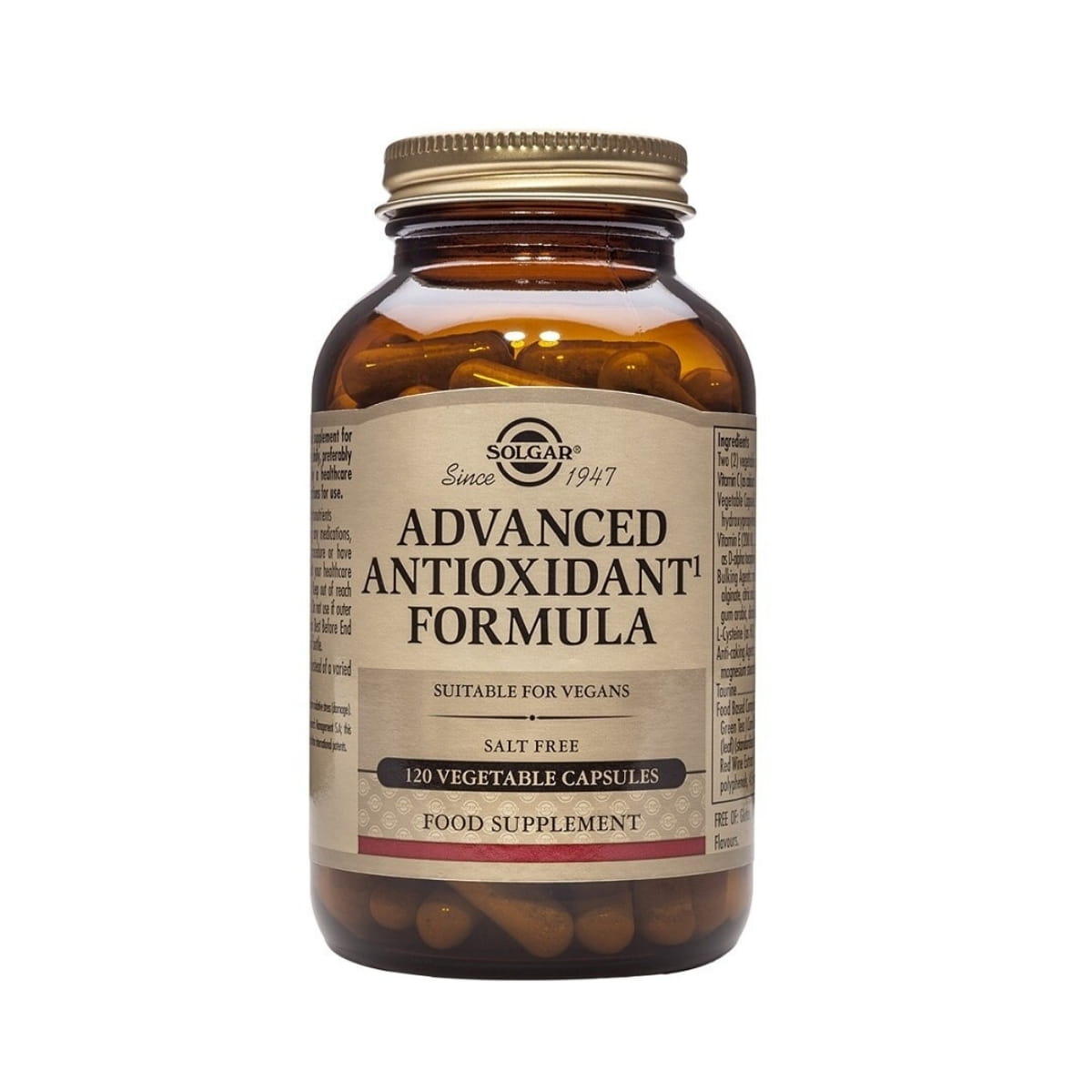Formula Antioxidante Avanzada – 120 Capsulas Veganas