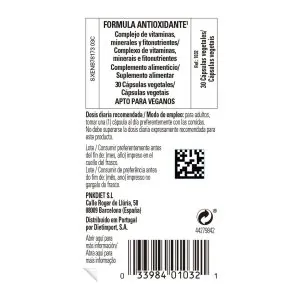 Formula Antioxidante Avanzada – 30 Capsulas Veganas