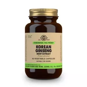 Ginseng Coreano Raíz – 60 Cápsulas Veganas