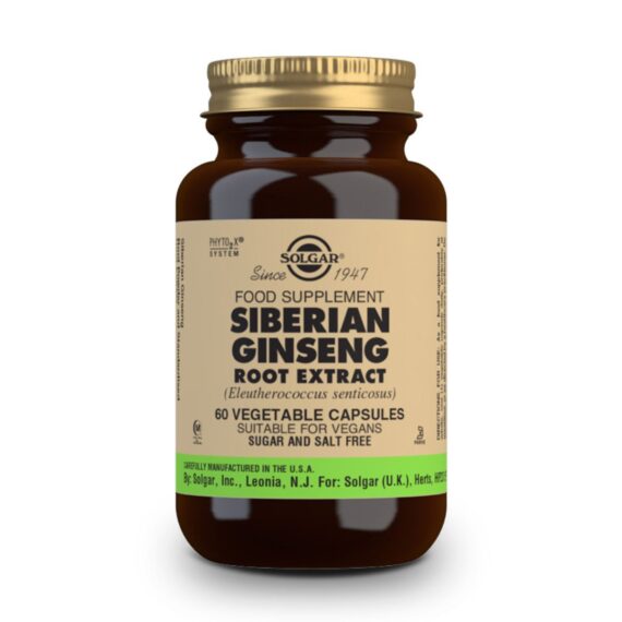 Ginseng Siberiano Raíz - 60 Cápsulas Veganas