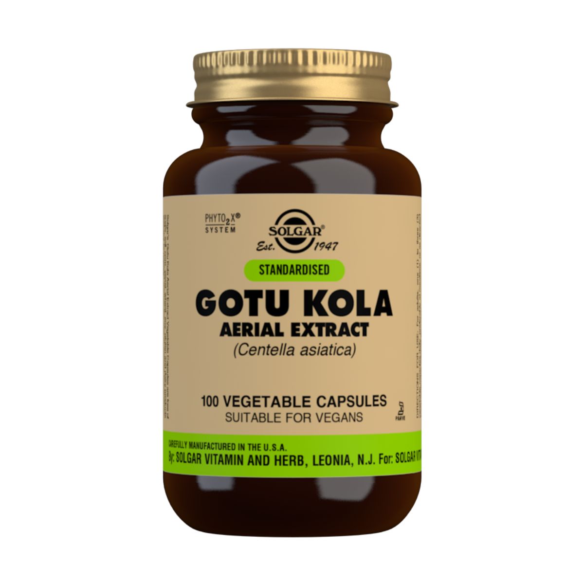 Gotu Kola SFP – Centella Asiática – 100 Cápsulas Veganas