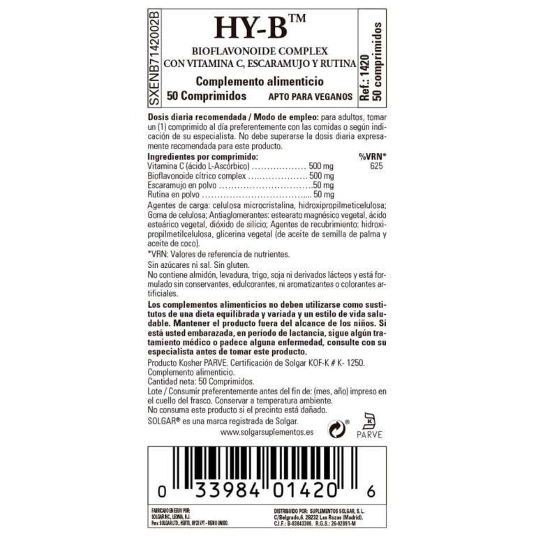 HY-BIO – 50 Comprimidos