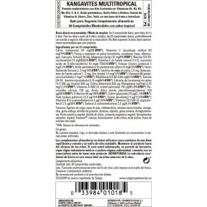 Kangavites Multi Frutas Tropicales – 60 Comprimidos Masticables
