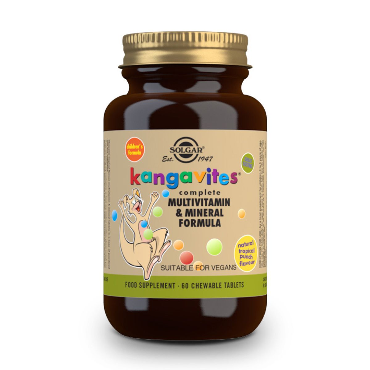 Kangavites Multi Frutas Tropicales – 60 Comprimidos Masticables