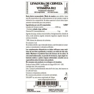 Levadura de Cerveza 500 mg – 250 Comprimidos