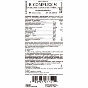 Megasorb B-complex – 100 Comprimidos