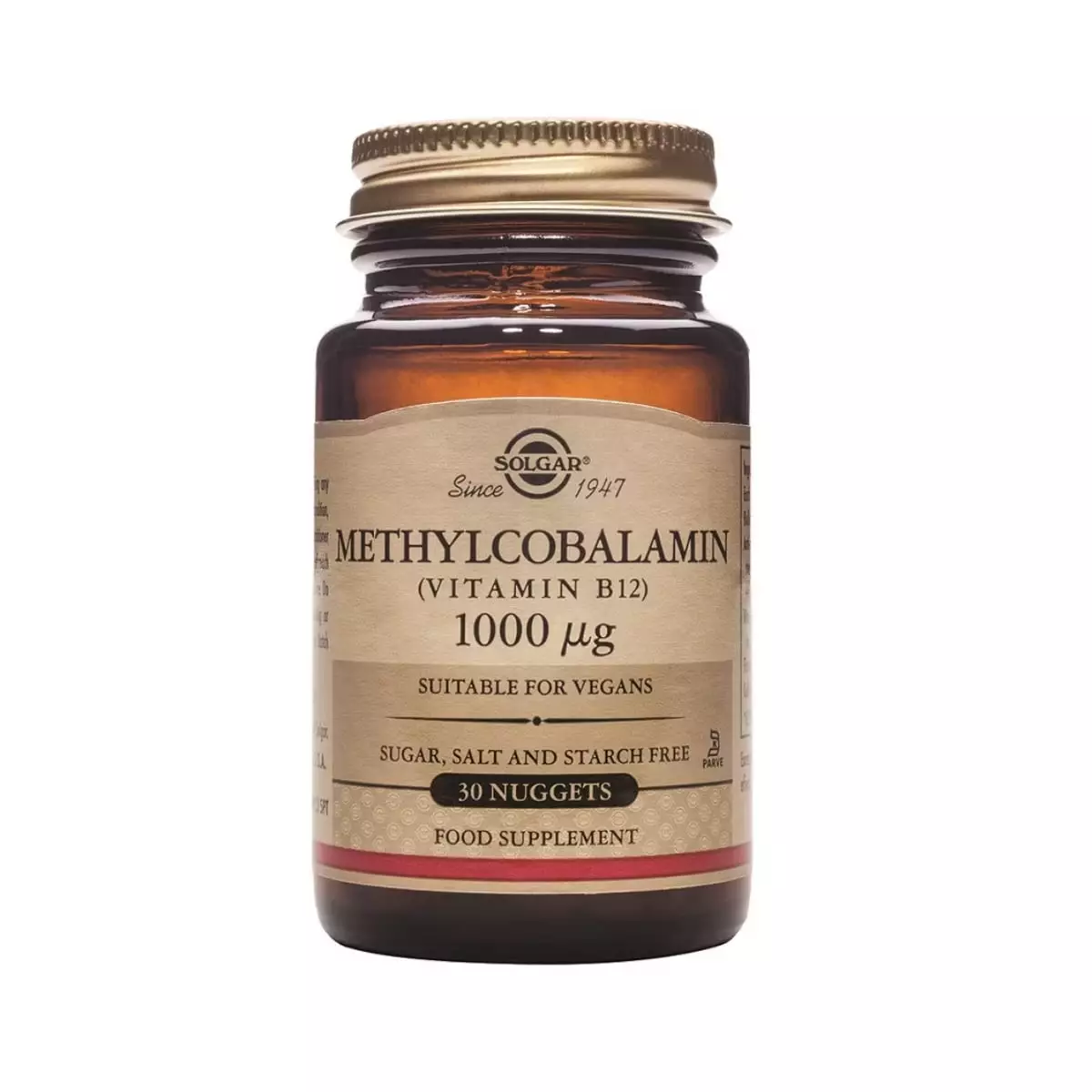 Vitamina B12 – 1000 mcg – 30 Comprimidos Masticable