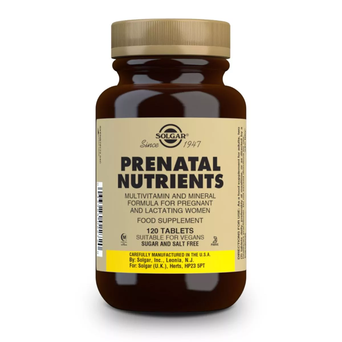 Nutrientes Prenatales – 120 Comprimidos