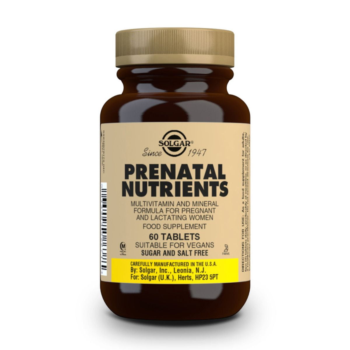 Nutrientes Prenatales – 60 Comprimidos