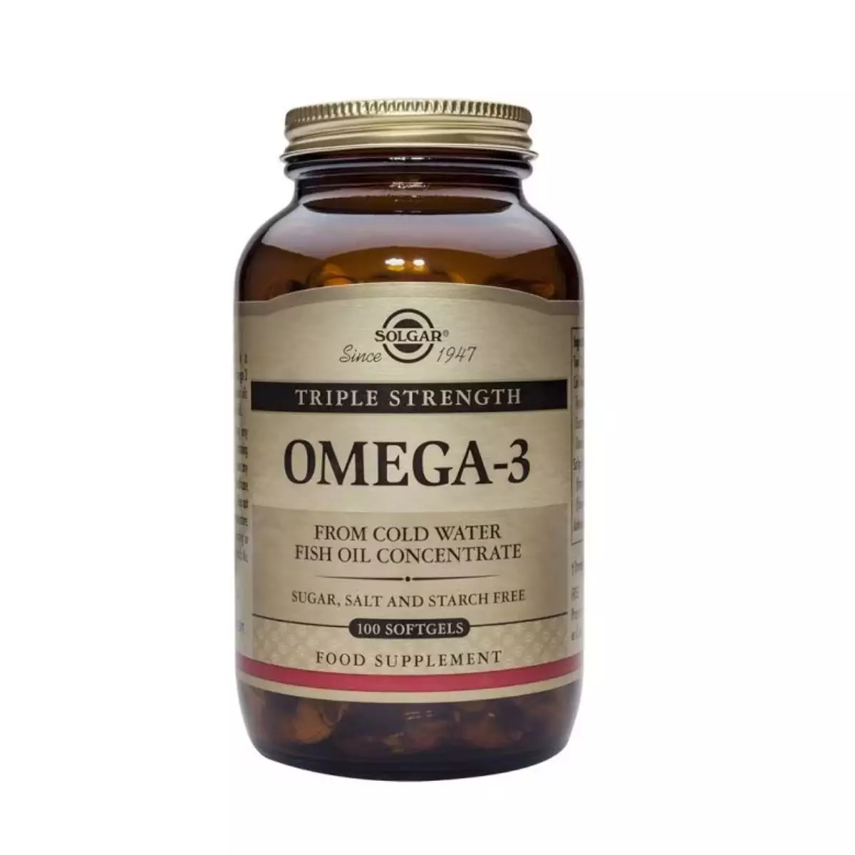 Omega 3 Triple Concentración – 100 Cápsulas Blandas