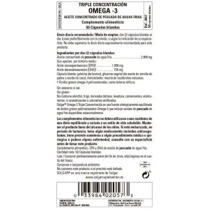 Omega 3 Triple Concentración – 50 Cápsulas Blandas