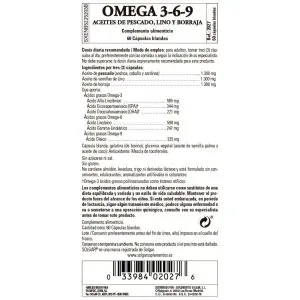 Omega 3-6-9 – 60 Cápsulas Gel Blandas